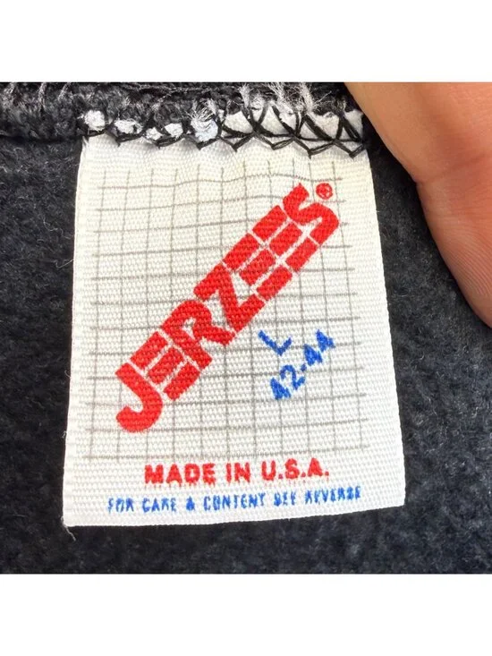 Vintage 1980s Hawaii Black Sweatshirt, Jerzees Size Large - Picture 4 of 5